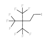 1-碘-4,4,4-三氟-3,3-双(三氟甲基)丁烷结构式