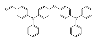 4-(N-[4-[4-(N-phenylanilino)phenoxy]phenyl]anilino)benzaldehyde Structure