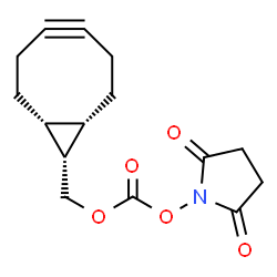 (1R,8S,9s)-双环[6.1.0]壬-4-炔-9-基甲基琥珀酰亚胺碳酸酯结构式