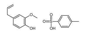 2-methoxy-4-prop-2-enylphenol,4-methylbenzenesulfonic acid结构式