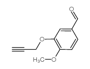 4-METHOXY-3-PROP-2-YNYLOXY-BENZALDEHYDE结构式