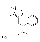 N,N-dimethyl-1-phenyl-2-(2,3,3-trimethylcyclopenten-1-yl)ethanamine,hydrochloride结构式