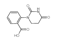 2-(2,4-dioxo-1,3-diazinan-1-yl)benzoic acid结构式
