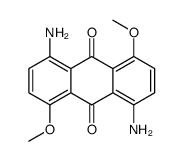 1,5-diamino-4,8-dimethoxyanthracene-9,10-dione Structure