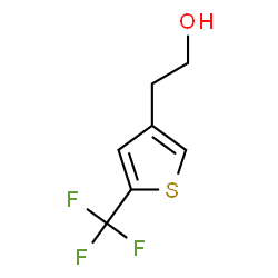 2-[5-(Trifluoromethyl)-3-thienyl]ethanol Structure