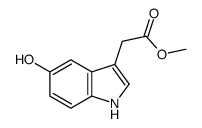 methyl 2-(5-hydroxy-1H-indol-3-yl)acetate Structure