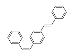 Benzene,1,4-bis[(1Z)-2-phenylethenyl]-结构式