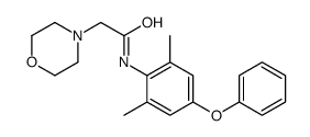 N-(2,6-dimethyl-4-phenoxyphenyl)-2-morpholin-4-ylacetamide Structure