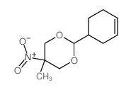 1,3-Dioxane,2-(3-cyclohexen-1-yl)-5-methyl-5-nitro-结构式