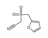2-[(2-呋喃基甲基)磺酰基]乙腈结构式