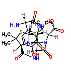 N-(Penicillan-6-YL) Amoxicillinamide structure