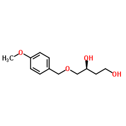 (S)-4-(4-甲氧基苄氧基)-1,3-丁二醇结构式