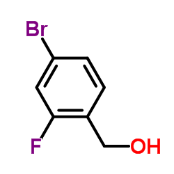 (4-Bromo-2-fluorophenyl)methanol Structure
