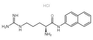 L-精氨酸 beta-萘酰胺盐酸盐结构式