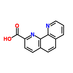 1,10-phenanthroline-2-carboxylic acid Structure