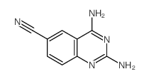 2,4-diaminoquinazoline-6-carbonitrile结构式