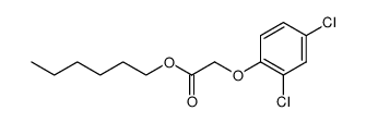 hexyl 2,4-dichlorophenoxyacetate结构式