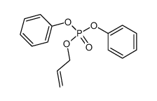 allyl diphenyl phosphate Structure