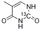 Thymine-13C Structure