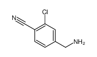 4-(aminomethyl)-2-chlorobenzonitrile Structure