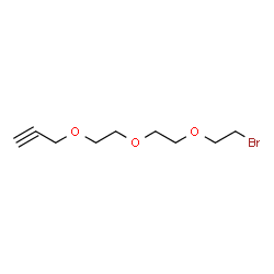 Propargyl-PEG3-bromide structure