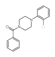 [4-(2-chlorophenyl)piperazin-1-yl]-phenyl-methanone Structure