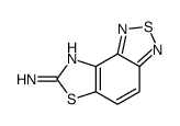(9CI)-噻唑并[4,5-e]-2,1,3-苯并噻二唑-7-胺结构式