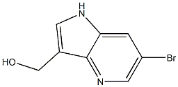 (6-Bromo-1H-pyrrolo[3,2-b]pyridin-3-yl)-methanol Structure