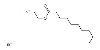 2-decanoyloxyethyl(trimethyl)azanium,bromide结构式