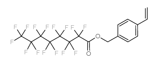 全氟辛酸-4-乙烯基苄酯结构式