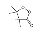 4,4,5,5-tetramethyldioxolan-3-one Structure