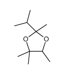 2,4,4,5-tetramethyl-2-propan-2-yl-1,3-dioxolane Structure