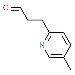 2-Pyridinepropanal,5-methyl-(9CI)结构式