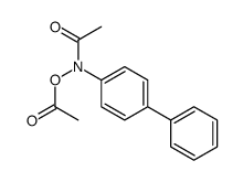 N-acetoxy-4-acetylaminobiphenyl结构式
