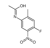 N-(4-氟-2-甲基-5-硝基苯基)乙酰胺结构式