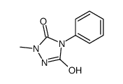 1-methyl-4-phenyl-1,2,4-triazolidine-3,5-dione结构式