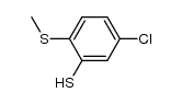 5-chloro-2-(methylthio)thiophenol结构式