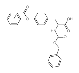 L-Tyrosine,N,O-bis[(phenylmethoxy)carbonyl]-结构式