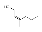 (Z)-3-methylhex-2-en-1-ol结构式