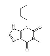 1-methyl-3-butylxanthine structure