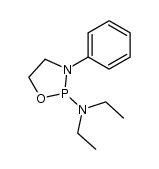 N,N-diethyl-3-phenyl-1,3,2-oxazaphospholidin-2-amine结构式