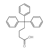 Benzenepentanoic acid, d,d-diphenyl-结构式