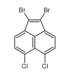 1,2-dibromo-5,6-dichloroacenaphthylene结构式