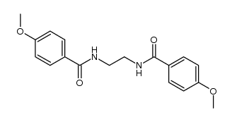 N,N'-1,2-ethanediylbis(4-methoxybenzamide)结构式
