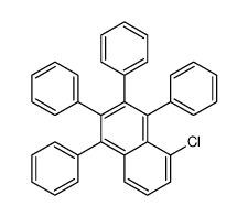 5-chloro-1,2,3,4-tetraphenylnaphthalene结构式
