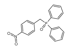 diphenyl-p-nitrobenzylphosphine oxide结构式