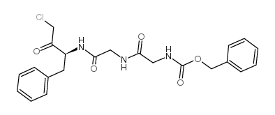 Z-Gly-Gly-Phe-chloromethylketone structure