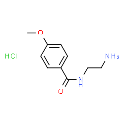 N-(2-氨基乙基)-4-甲氧基苯甲酰胺盐酸盐结构式