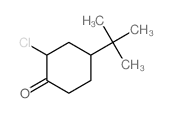 2-chloro-4-tert-butyl-cyclohexan-1-one结构式