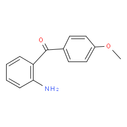 2-氨基-4'-甲氧基二苯甲酮结构式